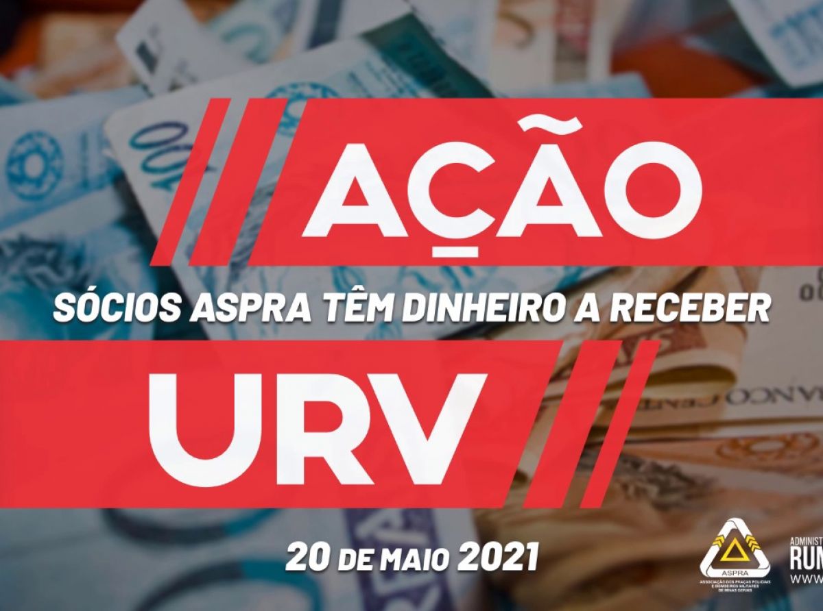 AÇÃO DA URV: liberado pagamento para o lote 15