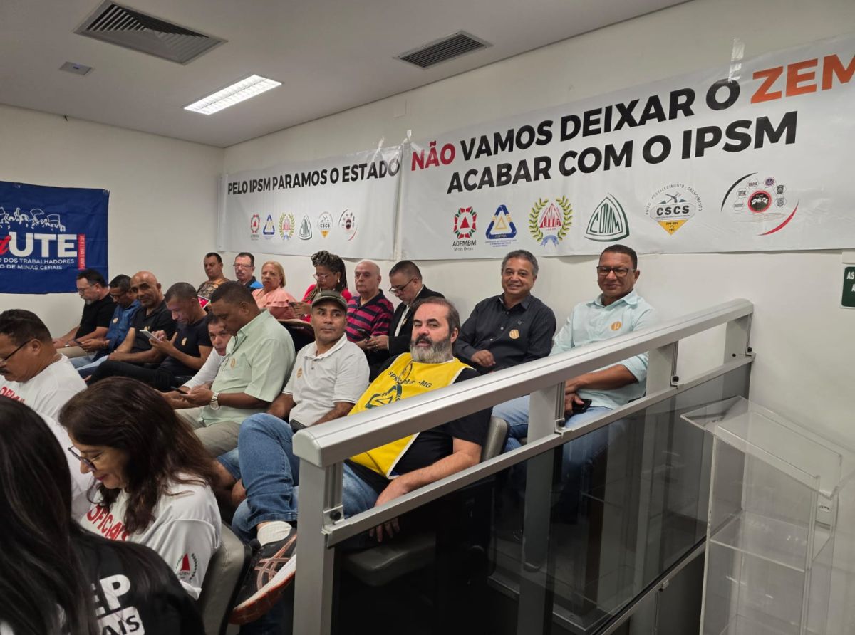 ASPRA/PMBM participa reunião na ALMG na luta pelo IPSM