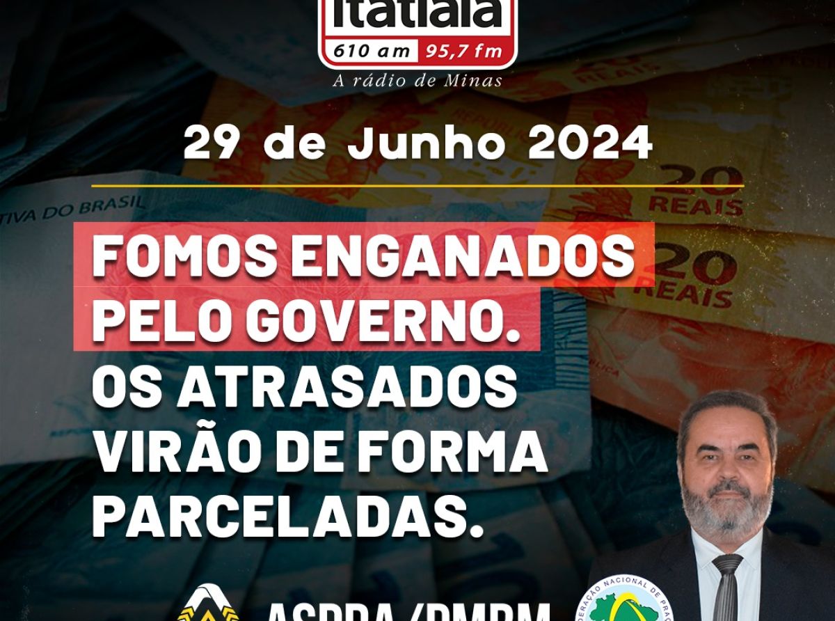 Governo Anuncia Pagamento Parcelado dos Atrasados