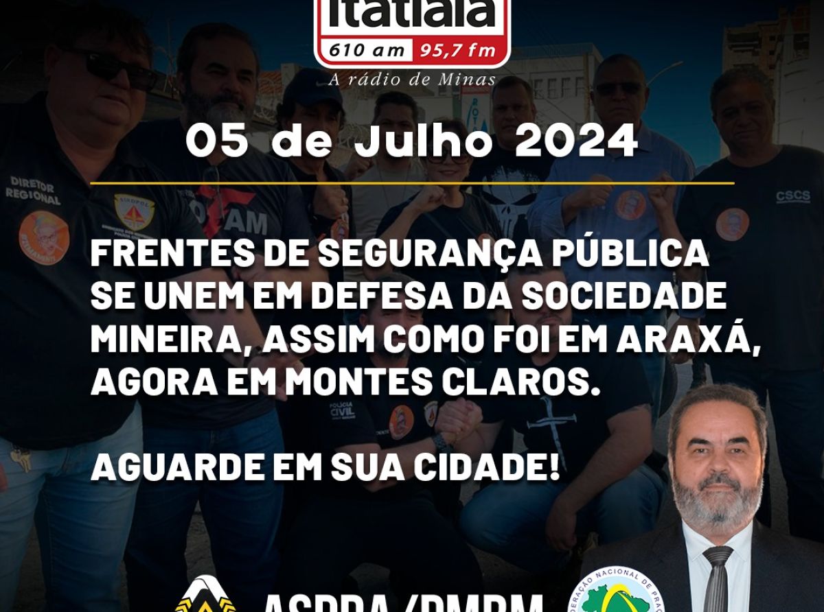 Caminhada das Forças de Segurança de MG: Protesto Pacífico Contra a Gestão de Zema e Mateus