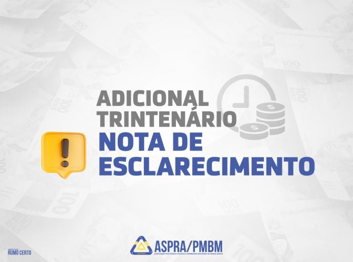 Nota Esclarecimento - Adicional Trintenário