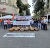 Servidores da Segurança Pública fazem manifestação contra o Governo Zema na região central de Belo Horizonte