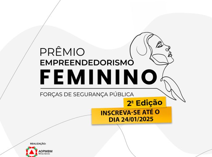 AOPMBM lança Prêmio de Empreendedorismo Feminino nas Forças de Segurança Pública: as inscrições já estão abertas