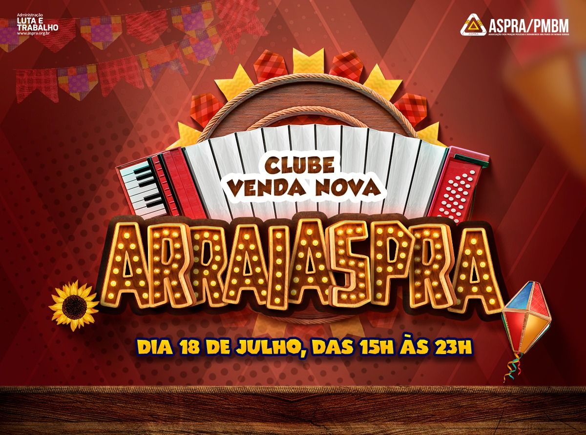 ARRAIASPRA VENDA NOVA: garanta o seu ingresso