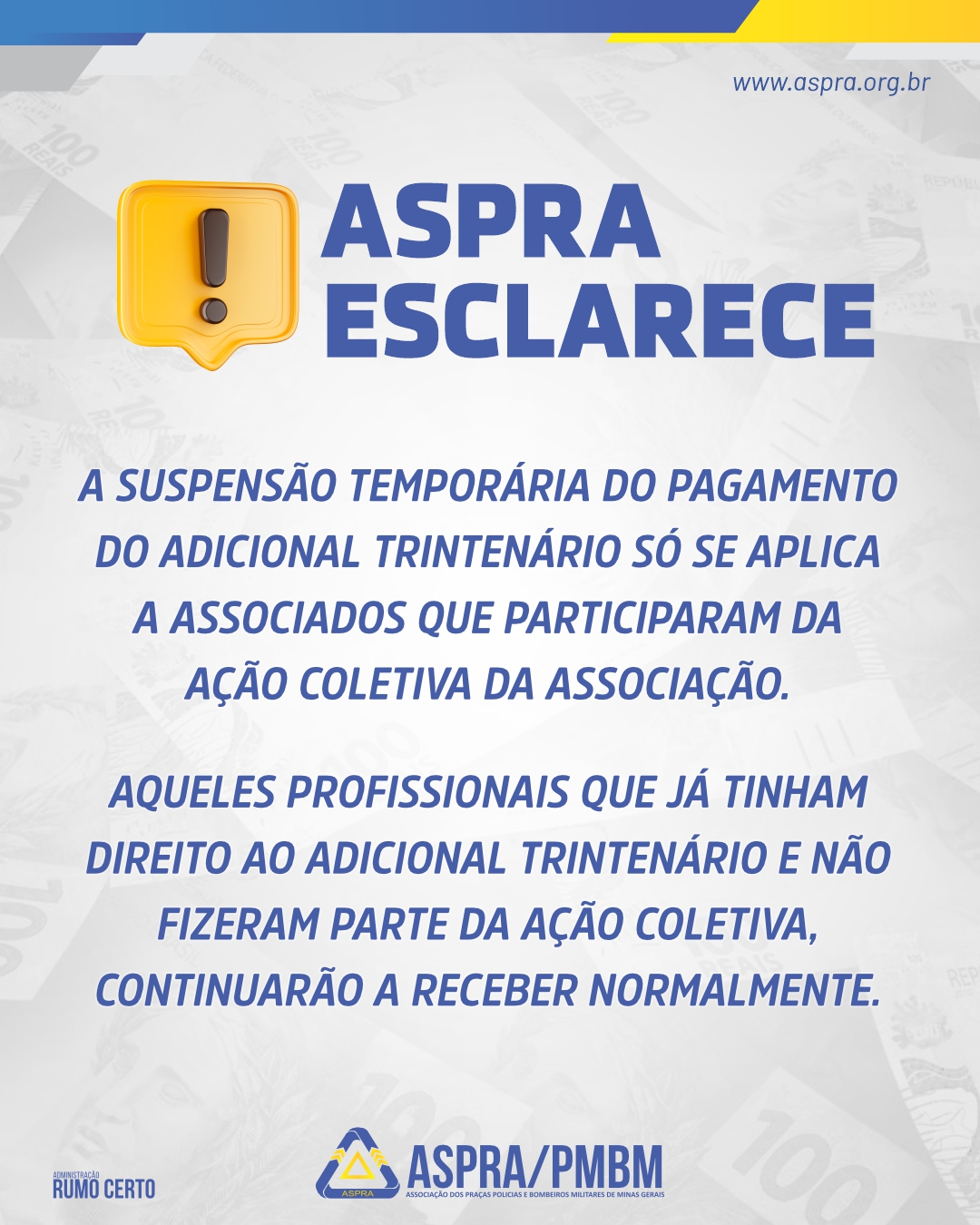 nota esclarecimento trintenario 25 07 24